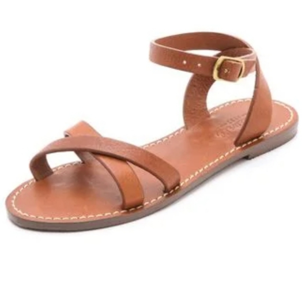 Madewell The Boardwalk Crisscross Sandals Womens Size 8
